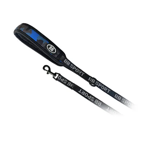 BB SPORT-LEASH-BLUE CAMO-NEOPRENE-NYLON 1/2