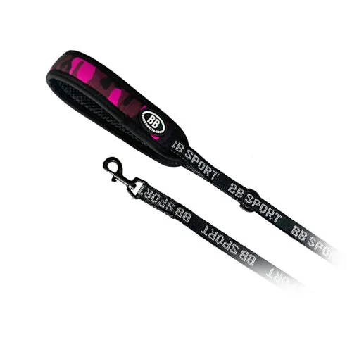 Buddy Belts Sports Leash (Hot Pink Camo)