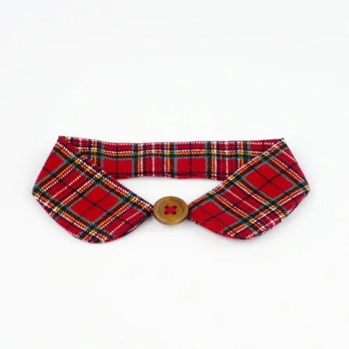 The Red Tartan – Decorative Collar for Cats and Small Dogs