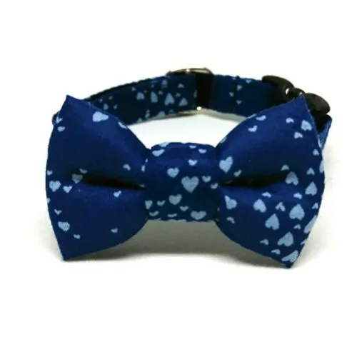 Milky Way collar with bowtie for small dogs and cats